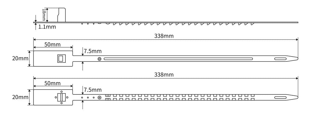 塑料行李标签扎带标签 JHP036 5 塑料行李标签 扎带标签 5