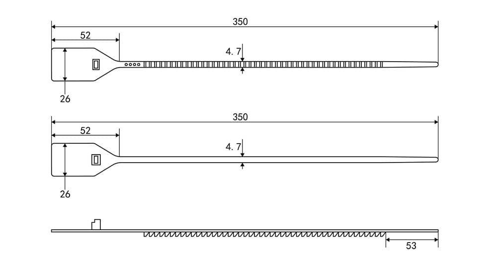 塑料安全封条标签防篡改快递 JHP012 5 塑料安全封条标签防篡改快递 5