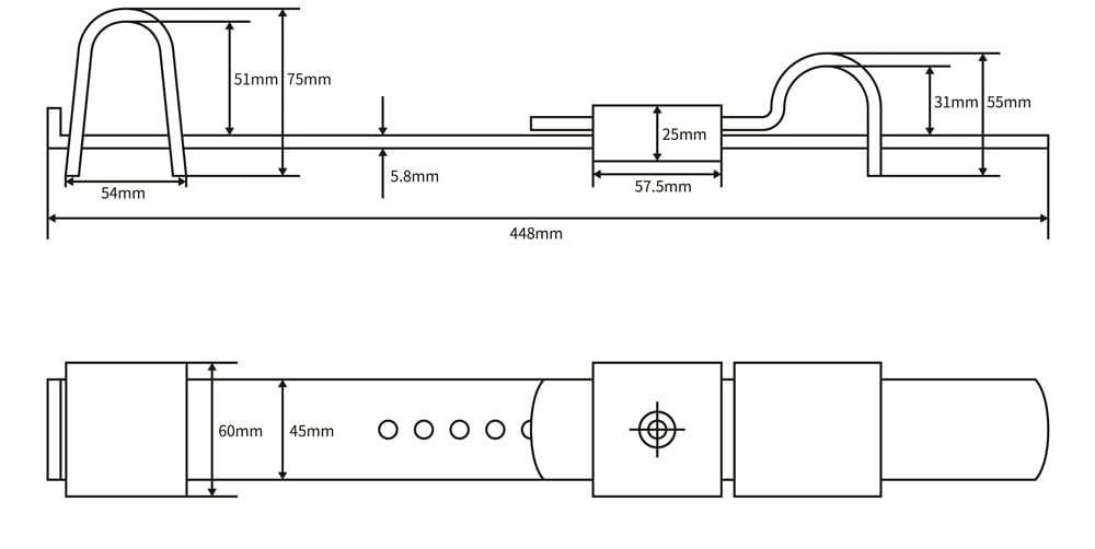 可重复使用的集装箱门锁条密封条 5