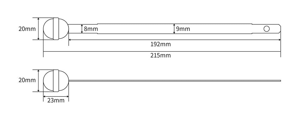 스트랩 씰 양각 변조 방지 금속 씰 5
