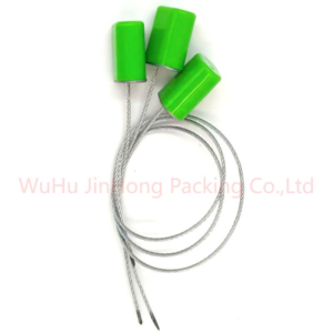 أداة غير احترافية ذات رأس قفل مستطيل بيضاوي غير قابلة للإزالة ومضادة للسرقة وحبل سلكي فولاذي JHC027