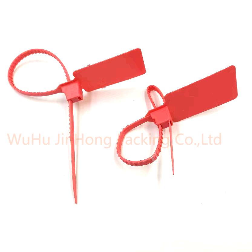 Large hanging tag serrated tension disposable sealed secure anti-counterfeit anti-theft plastic seal JHP052 2 Large hanging tag serrated tension disposable sealed secure anti-counterfeit anti-theft plastic seal JHP052