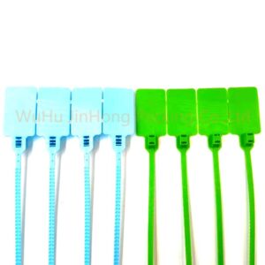 علامة تعليق كبيرة مسننة التوتر يمكن التخلص منها محكمة الغلق آمنة مضادة للتزييف ومضادة للسرقة JHP052