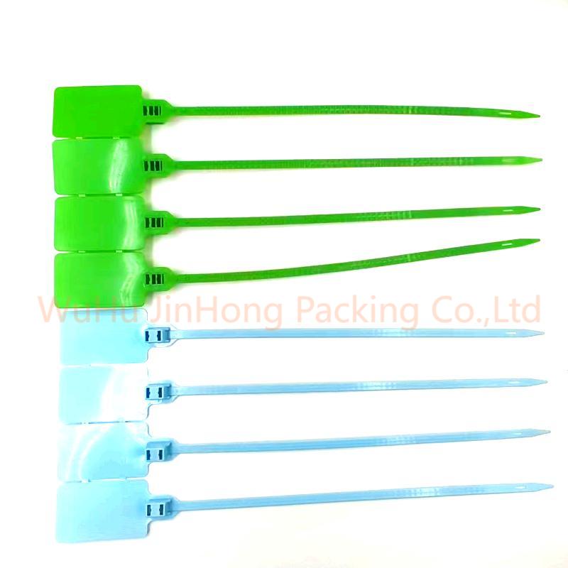 Large hanging tag serrated tension disposable sealed secure anti-counterfeit anti-theft plastic seal JHP052 4 Large hanging tag serrated tension disposable sealed secure anti-counterfeit anti-theft plastic seal JHP052