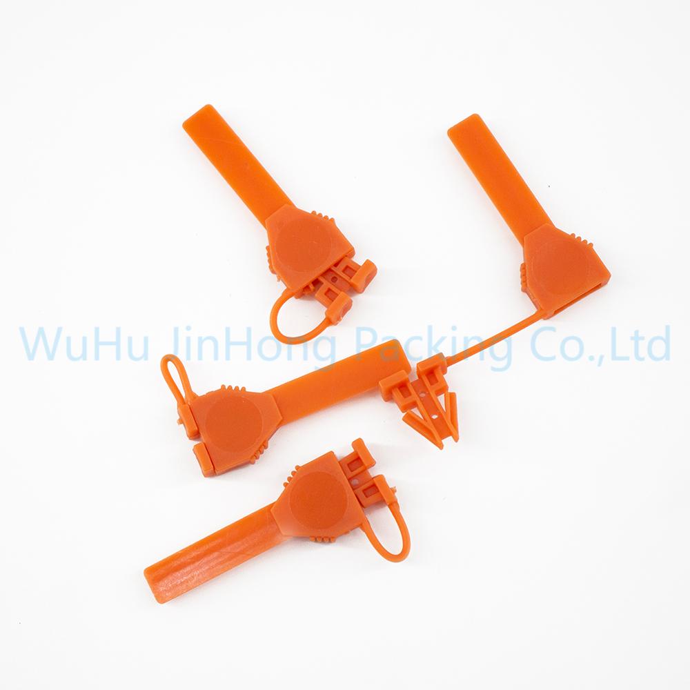 压锁式塑料防盗标签物品挂锁 JHP027